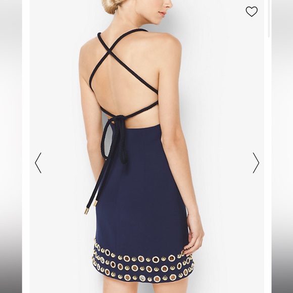 Michael Kors Collection Grommeted Halter Dress - Picture 2 of 2